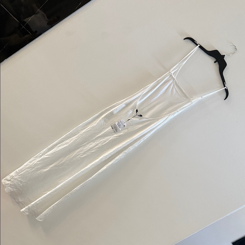 Zara White Long Sleeve Dress - Picture 5 of 5